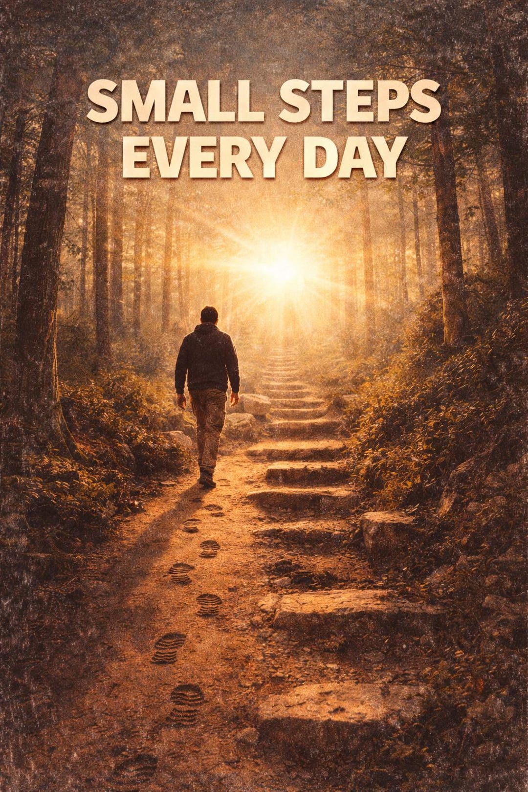 Small Steps Every Day Poster Set – Motivational Printable Wall Art (4 ...