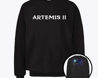 Artemis II NASA Moon Mission Map  Space Exploration Graphic T Shirt