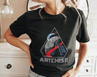 Artemis II Moon Mission Crew Space Exploration T-Shirt