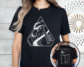 Artemis II NASA Moon Mission Timeline Space T Shirt