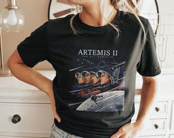 Artemis II 2026 Rocket Launch Future Moon Mission Space Exploration T Shirt