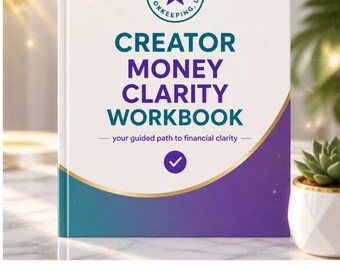 Creator Money Clarity Workbook | Guided Financial Planner for Creators & Entrepreneurs
