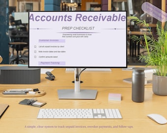 Accounts Receivable Prep Checklist  DIY Bookkeeping  Track Invoices & Payments