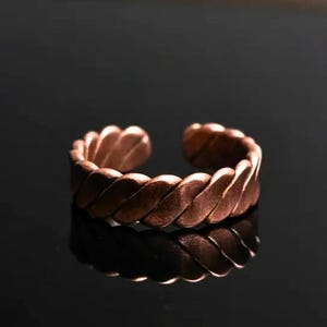 Adjustable Copper Ring for Arthritis, Tensor Healing Ring, Copper Ring Adjustable Size, Tensor Band Ring for Pain Relief