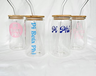 Sorority Becher, Glastasse, große kleine, Geschenk