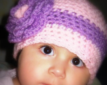 Crochet Baby Girl Hat and Leg warmers Made to Order 12 mon-3T