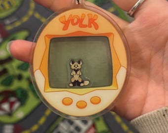 Pingente Shaker Tamagotchi OC Personalizado