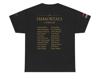 Cole Trickle & Ricky Bobby Immortals T-Shirt | Racing Movie Characters