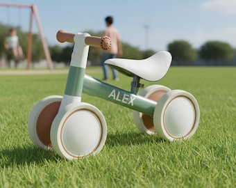 Personalized Toddler Balance Bike, Perfect First Birthday Present