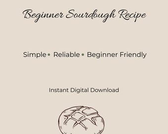 Sauerteigbrot-Rezept für Anfänger | Einfaches, hausgemachtes Brot | Schritt-für-Schritt-Anleitung zum Download