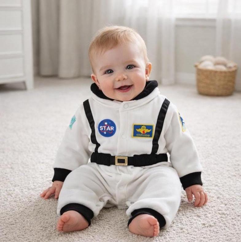 Tacobear Costume Astronauta Bambino Laser Blu Vestito Astronauta Bambino con Casco Astronauta Bambino Guanti Tuta Spaziale Festa Halloween Carnevale 5 6 7 8 9 10 11 12 13 14 anni (M(8-10anni