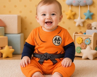 Kombinezon cosplay w stylu Baby Muscle Style – strój do sztuk walki w stylu anime