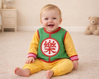 Kombinezon do sztuk walki dla niemowląt, strój dla niemowląt w stylu karate, kombinezon z kapturem do cosplayu dla niemowląt, kombinezon do zdjęć dla noworodków