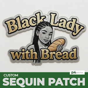 Parche de lentejuelas personalizado, logotipo o nombre personalizado, aplique brillante para chaqueta