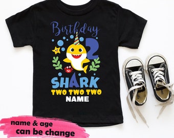 Baby Shark Personalized Birthday Party Favor Gift T-Shirt NEW Baby Shark Personalized Birthday Party Favor Gift T-Shirt NEW