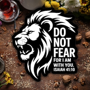 Do Not Fear For I Am With You Sticker for Sale by AlmondTreePOD