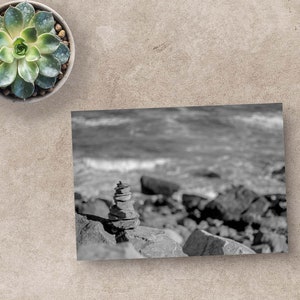 Regali di Maine, Pebble arte, lettera scrittura cartolina grande cartolina 5 x 7..--perfetta per una nota e al telaio!