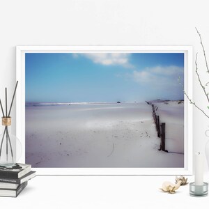 Assateague Beach Print, National Seashore Wall Art, Beach House Gift, Maryland Seashore Home Decor, Pink Sand, Shabby Chic Art FREE SHIPPING