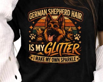 German Shepherd Owner Shirt Funny Shed Happens Dog Lover Gift Tee