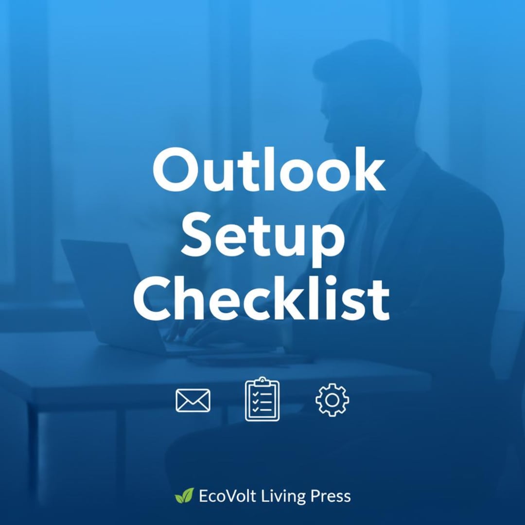 Inbox Checklist Outlook Setup Checklist for Beginners | Email Organization System ...