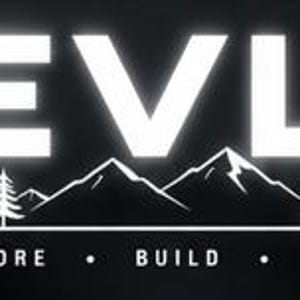 May include: A black graphic title card featuring the white text 10. EVL TITLE CARD, OFF-GRID KNOWLEDGE FOR A BRIGHTER TOMORROW, EVL, EXPLORE . BUILD . LIVE, and REAL SOLUTIONS A BRIGHTER TOMORROW, with a white mountain and pine tree silhouette.