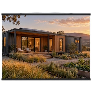 Simple Living, Sustainable Home Museum-Quality Matte Paper Poster with Hanger image 1