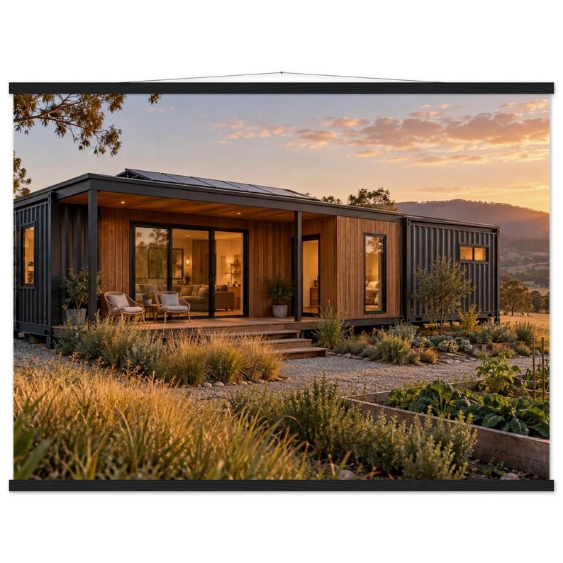 Simple Living, Sustainable Home Museum-Quality Matte Paper Poster with Hanger image 1