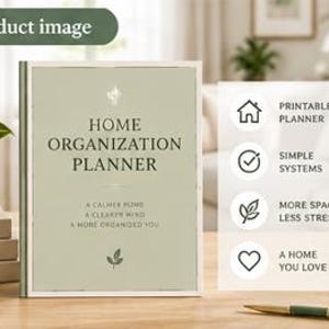 Minimalist Home Organization Planner: 30-Day Digital Declutter System