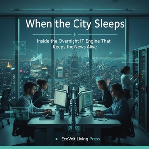 Cuando la ciudad duerme (PDF) / Guía de TI para la sala de prensa (detrás de escena) / Operaciones tecnológicas nocturnas