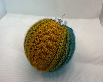 Crocheted Ombre Ornament: Unique Festive Decoration