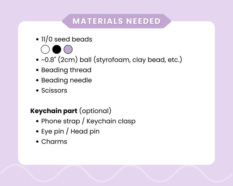 Beaded Whale Pattern PDF • 3D Seed Bead Tutorial | Peyote Stitch Keychain DIY image 4