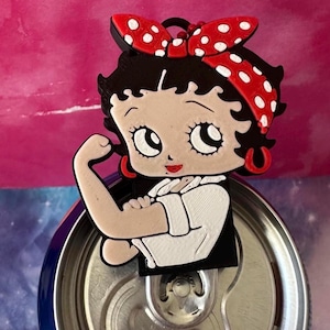 3d Betty Boop Keychain - Etsy