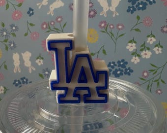 LA BLUE BUDDY Straw Topper