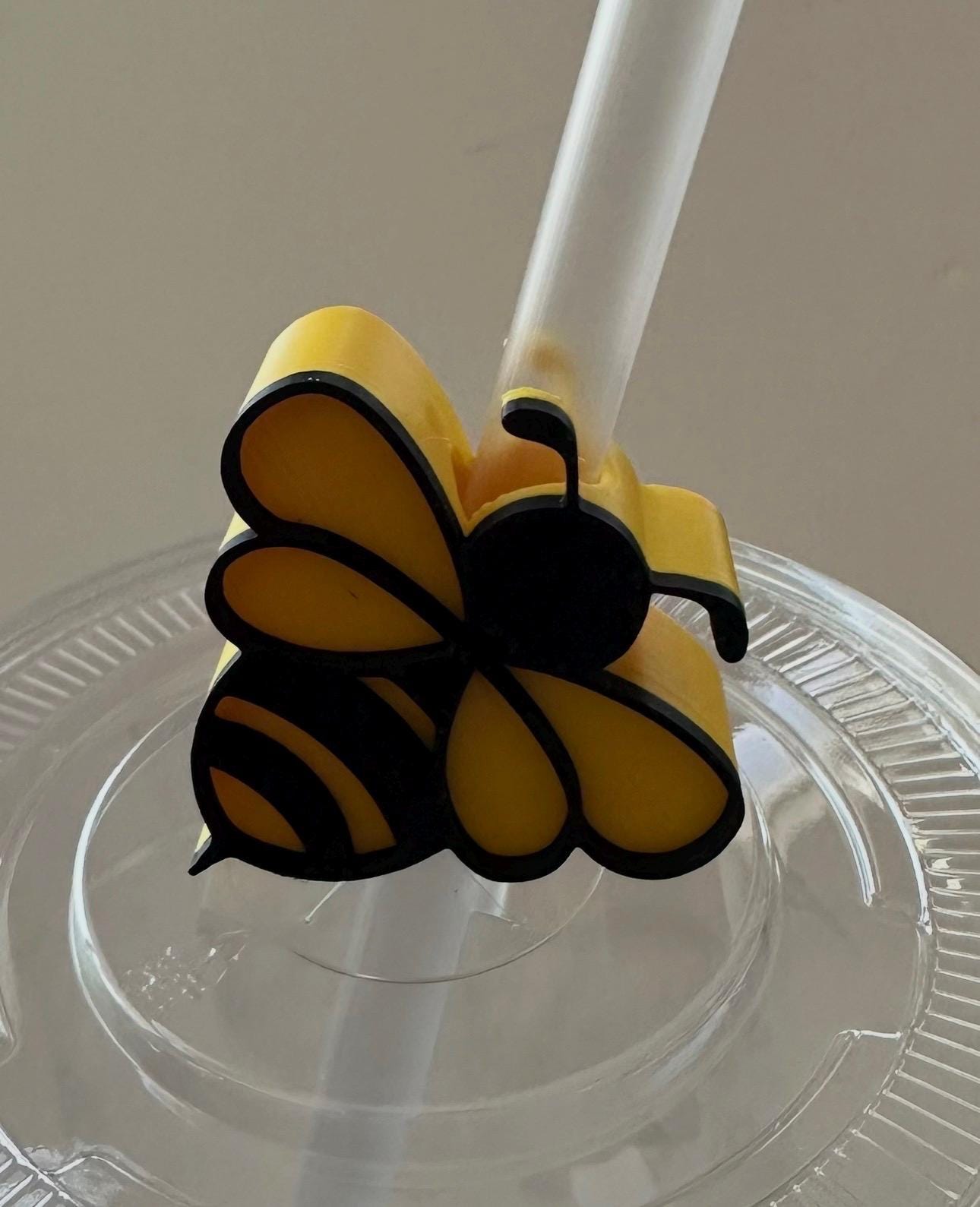 BUZZ BUZZING AROUND 3D Printed Straw Topper Buddy - Etsy
