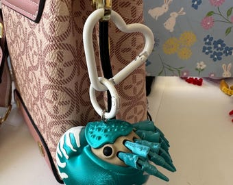 NAUTILUS 3D printed fidget Bag Backpack Purse Charm