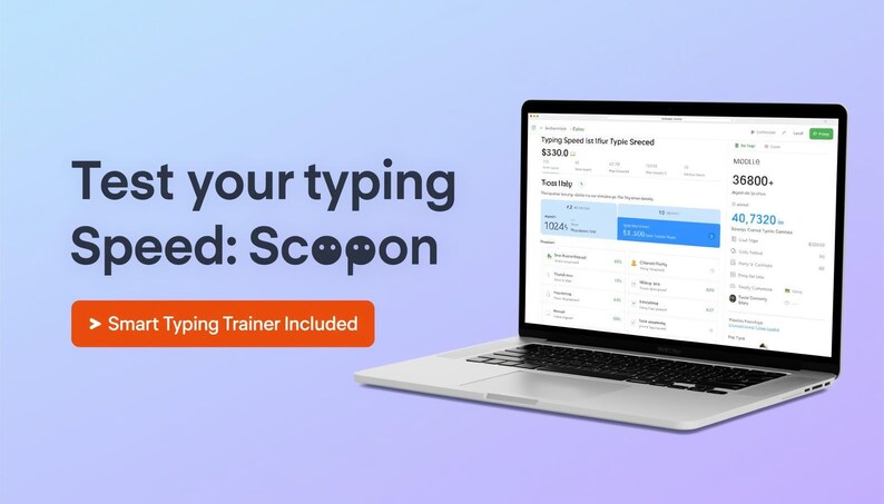 Typing Speed Test Website Template | Smart Trainer, WPM Checker ...