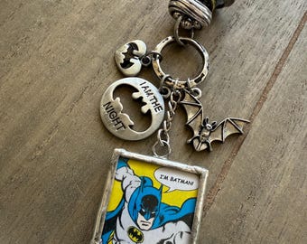 The Caped Crusader Bat man Inspired Batmobile Bat Signal Comic Superhero Dark Knight Charm Necklace Jewelry