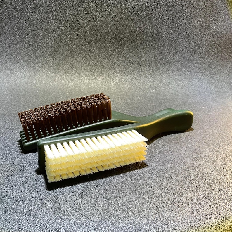 Zen Walnut Professionelles Patina Pinsel Set | Wenwan Walnuss Reinigungs- & Polierset | Ergonomischer S-Curve-Griff | 2-teiliges Sammler Set Bild 5