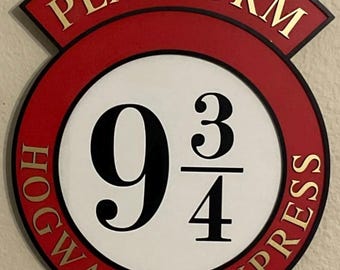 Harry Potter Train Station Sign