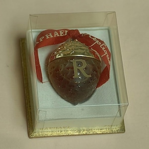 Vintage REPLIQUE by RAPHAEL 1/4 oz 7 ml Pure Parfum LALIQUE Pomme de Pin (Acorn) collectible flacon