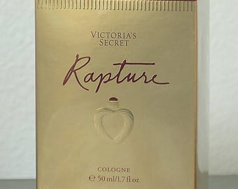 RAPTURE by VICTORIA'S SECRET Cologne 50 ml 1.7 oz Heart Shaped bottle Sealed Old Formula