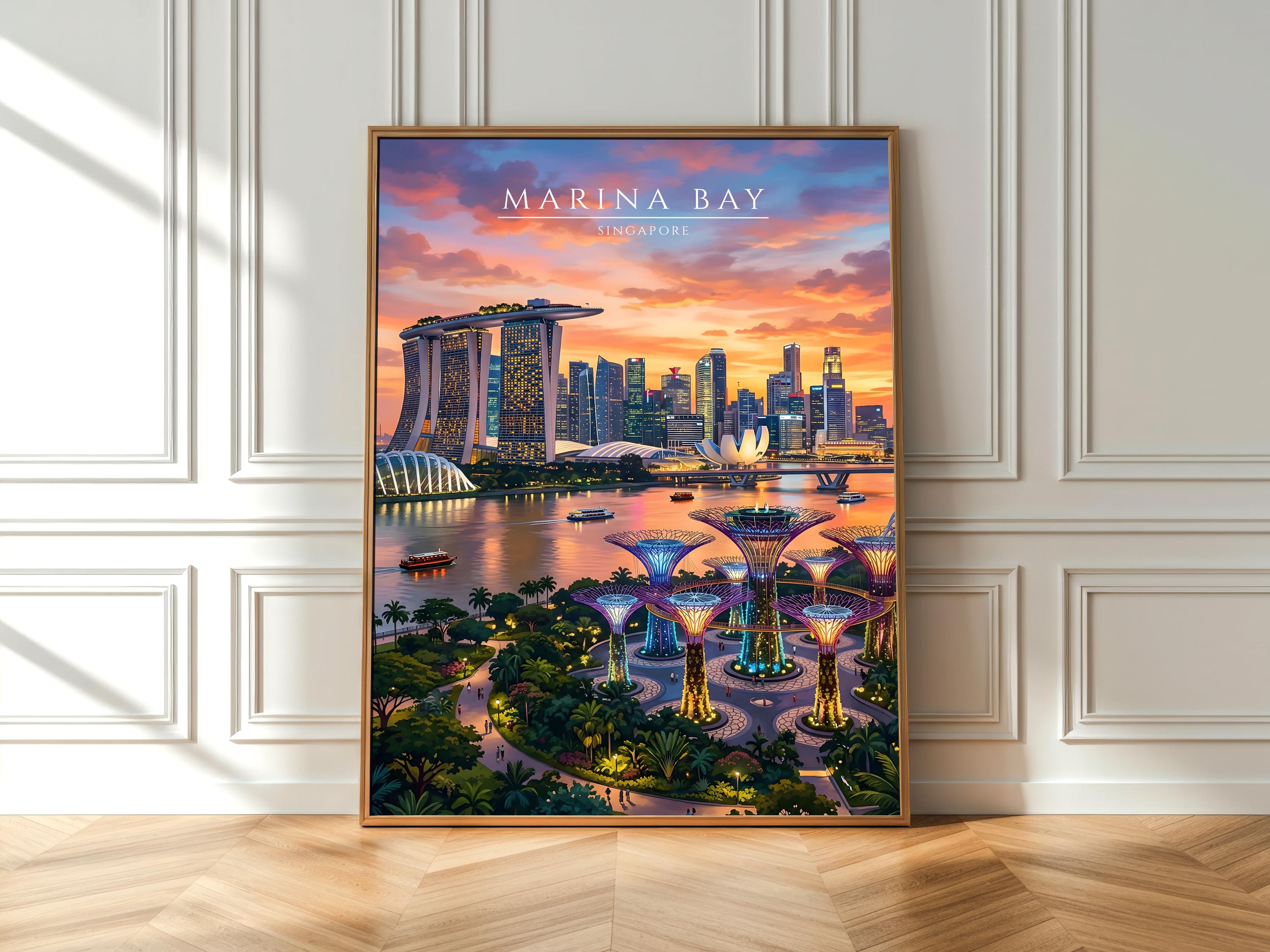 Singapore poster - Etsy 日本