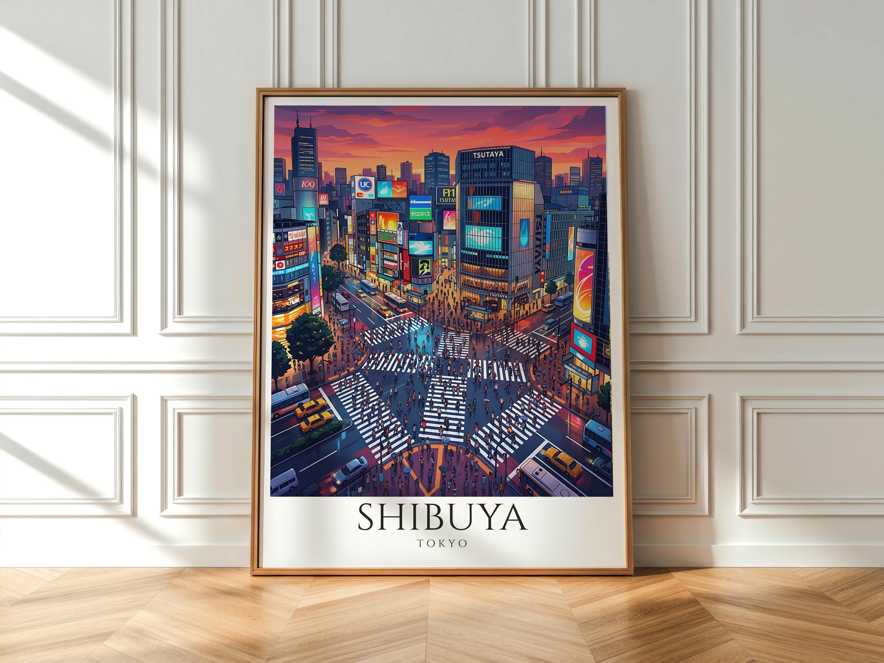 Shibuya Art - Etsy