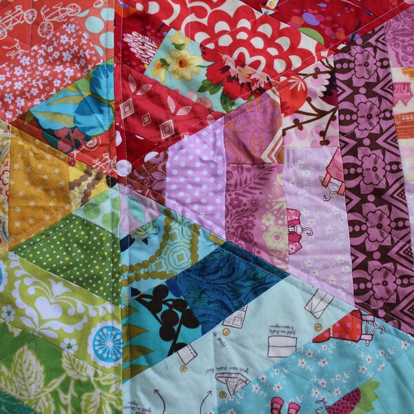 Drawstring Quilt. Beautiful Color Wheel Play Mat doubles as a Funky Carry Bag. Give Twice this Christmas.