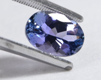 Real Tanzanite Oval Cabochon  gemstone Cab For Ring  Birthstone December