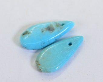 Sleeping Beauty Teardrops Beads Turquoise Natural Gemstone Bead Sleeping Beauty  Beads Jewelry Making