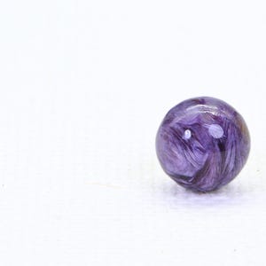 Russian Charoite 13mm Round Beads Natural Gemstone Beads Luxury AAA Jewelry Making Supplies