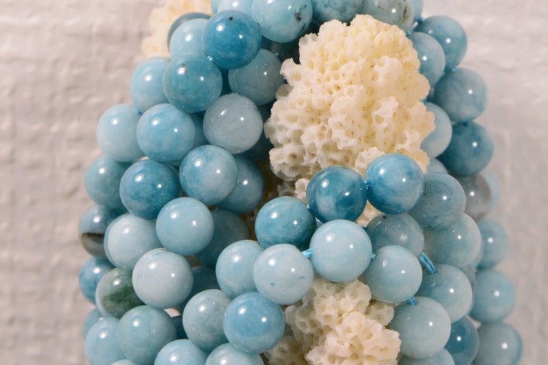Size 5-9mm Natural White Rainbow Moonstone Smooth Beads 17Inchs Strand AAA Super Flashing Blue Fire Stone Necklaces Round Balls Beads B4