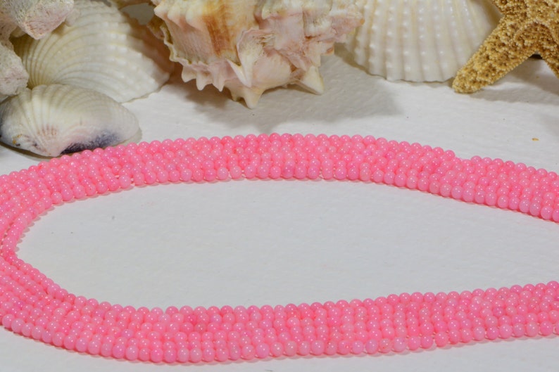 Pink Coral 3mm Round Pink Coral Beads Jewelry Making Supplies image 4