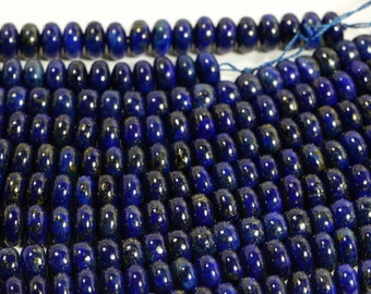 Lapis 8.5x4.7 mm 7" inch Strand Gemstone Beads Lapis Lazuli Jewelry Making Supplies